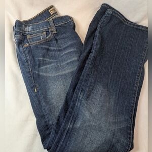 Denim - Low Waist, Bootcut, Stretch Blue Jeans Women’s 8 Short